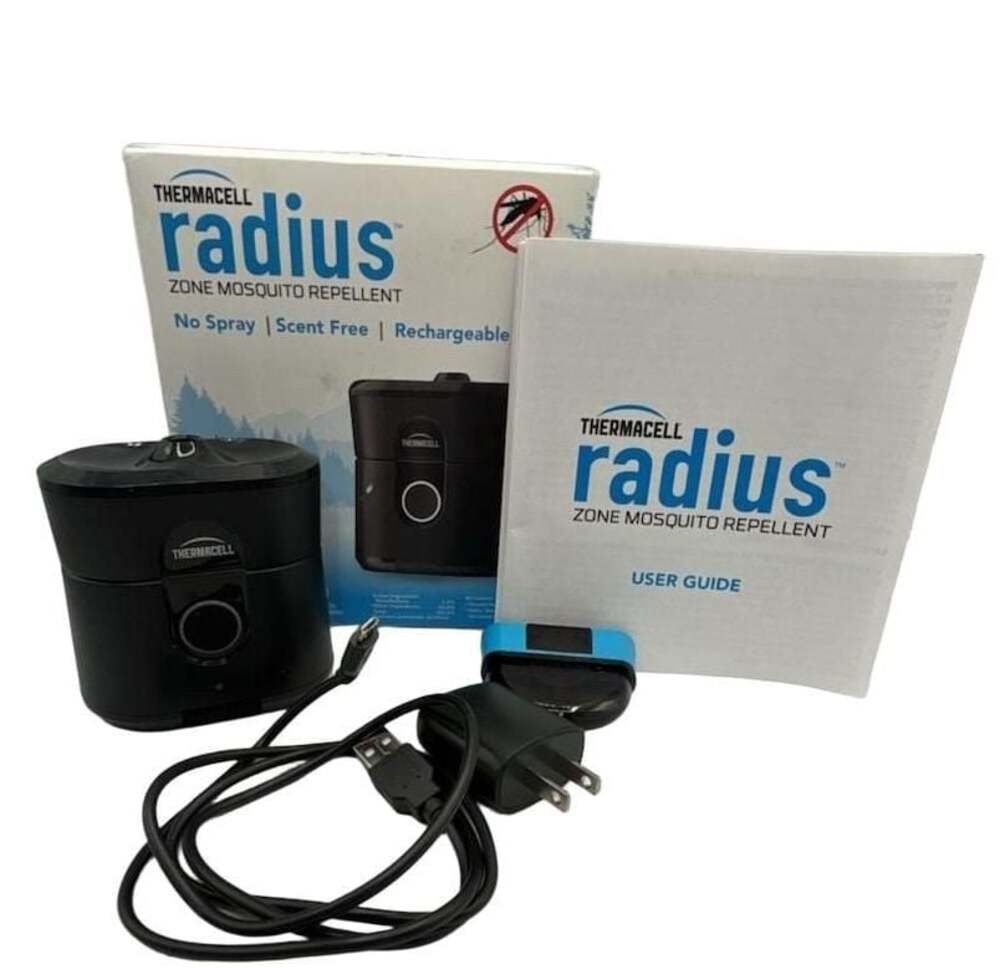 Thermacell Radius Zone Mosquito Repellent Rechargeable Black